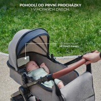 KINDERKRAFT Kočárek kombinovaný 3v1 Esme