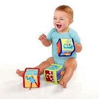Hračka - kostky Grab & Stack Blocks™, 4ks, 3m+ Hračka - kostky Grab & Stack Blocks™, 4ks, 3m+