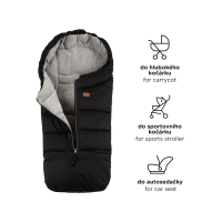 PETITE&MARS Set zimní fusak Jibot 3v1 + rukavice na kočárek Jasie