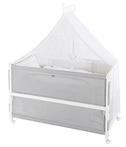 16300-3 Postýlka Roba Room Bed Fox&Bunny - bez dřevěné bočnice S168