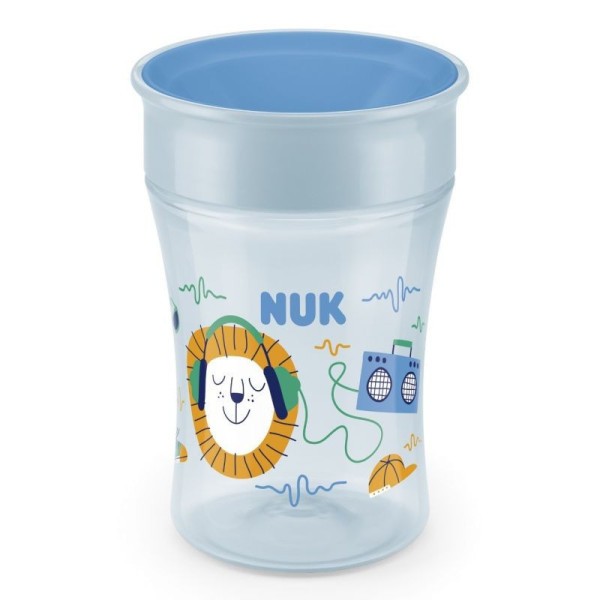 NUK Dětský hrníček Magic 360° s víčkem