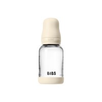 BIBS antikoliková sklenená lahev se silikonovým dudlíkem 120ml