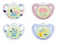 Dudlík NUK DEN & NOC duble pack,SI,V2