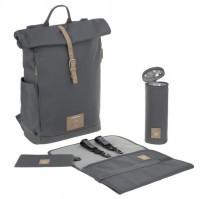 Batoh Lassig Green Label Rolltop Backpack anthracite Batoh Lassig Green Label Rolltop Backpack anthracite