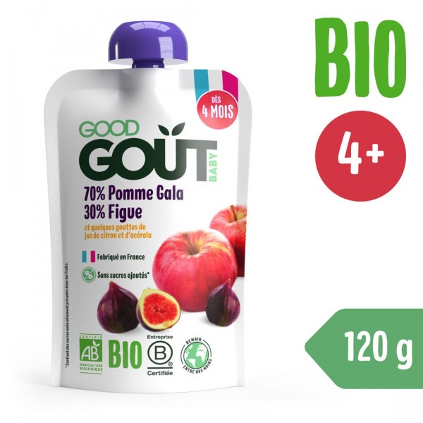 GOOD GOUT BIO JABLKO A FÍKY 120 G