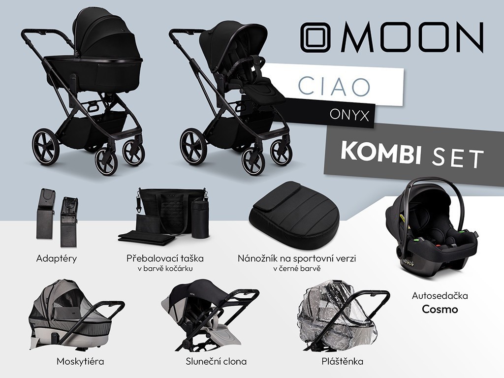MOON CIAO KOMBI set - Onyx