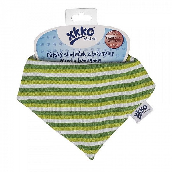 KIKKO Dětský slintáček XKKO Organic Staré časy