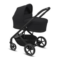 Kočárek CYBEX Set Balios S Lux Black 2022 + Aton B2 i-Size ZDARMA, deep black