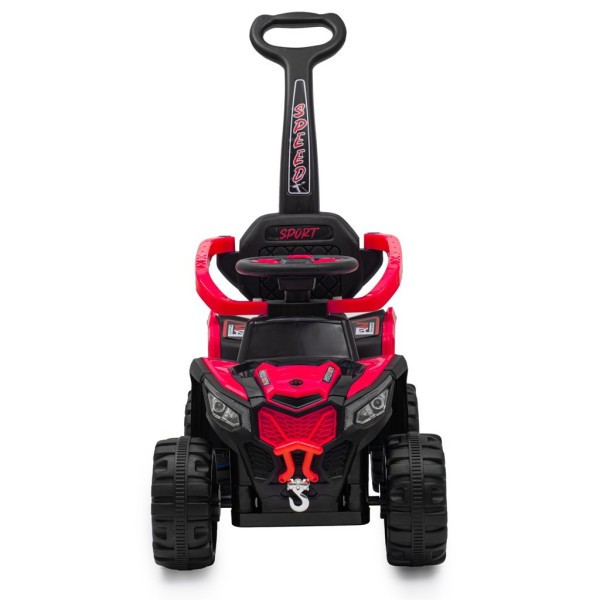 BABY MIX Dětské elektrické odrážedlo Ruggy s vodící tyčí