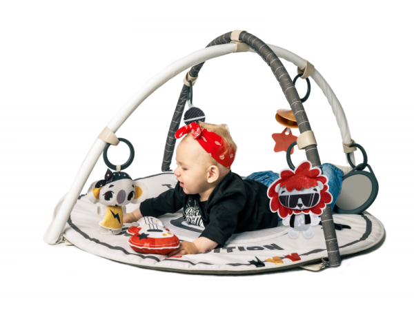 TINY LOVE Hrací deka s hrazdou Gymini Tiny Rockers