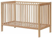Dětská postýlka Scarlett DOMINIK s vyndavacími příčkami buk - 120 x 60 cm Dětská postýlka Scarlett DOMINIK s vyndavacími příčkami buk - 120 x 60 cm