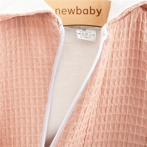 NEW BABY Kojenecký mušelínový overal s kapucí Comfort clothes