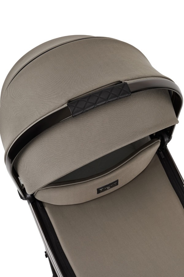 MOON PIÚ EXTRA black chrome Kombinovaný kočárek