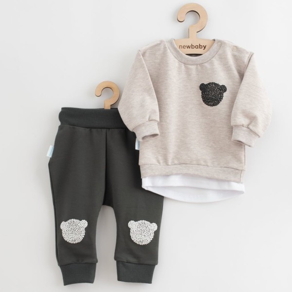 NEW BABY Kojenecká souprava tričko a tepláčky Brave Bear ABS