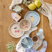 LÄSSIG Nádobí Dish Set PP/Cellulose Happy Fruits