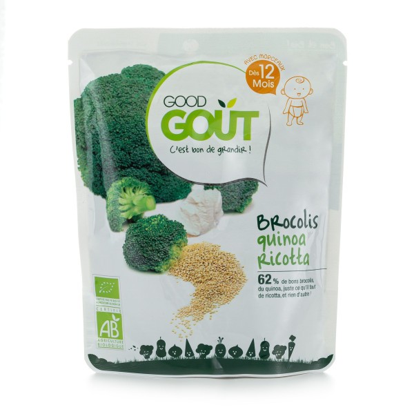 GOOD GOUT BIO QUINOA S BROKOLICÍ A RICOTTOU 220 G