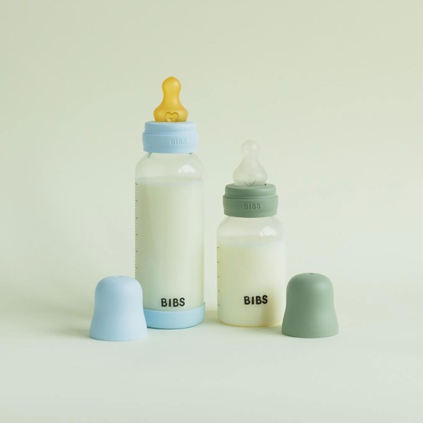 BIBS sada antikolikových lahví se silikonovou savičkou