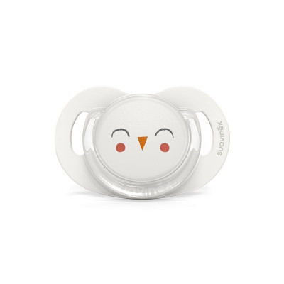 SUAVINEX | Dudlík SX PRO anatomický BONHOMIA 6/18 m SOVIČKA - bílá