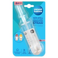 CANPOL BABIES Nevylévací slámka se závažím pro hrnečky 56/606 a 56/607 1ks