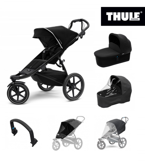 AKČNÍ SET Thule Urban Glide 2 + korba, pláštěnky, síťka, madlo