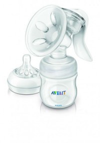 PHILIPS AVENT Odsávačka mateřského mléka Natural se zásobníkem 125 ml + AQUAINT 500 ml