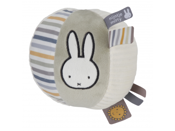 LITTLE DUTCH Míček textilní králíček Miffy Fluffy