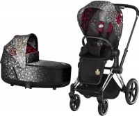 Kočárek CYBEX Priam Lux Seat Fashion Rebellious 2021 včetně korby, podvozek Priam