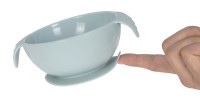 Miska Lassig Bowl Silicone blue with suction pad Miska Lassig Bowl Silicone blue with suction pad