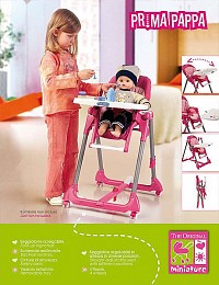 Jídelní židlička PRIMA PAPPA pro panenky