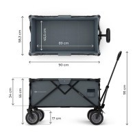 KINDERKRAFT Vozík přepravní skladací Wagon Rollster
