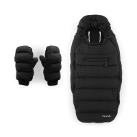 NUNA Set Fusak+rukavice winter stroller set footmuff & gloves w/bag