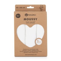 PETITE&MARS Sada plen bambusová mušelínová 3ks Moussy  68 x 68 cm