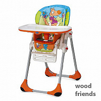 Židlička Chicco Polly 2v1 Wood Friends
