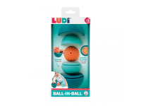 LUDI Míčky silikonové Ball in Ball