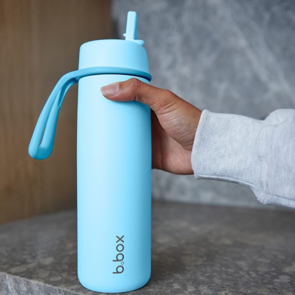 B.BOX Nerezová termolahev s brčkem 690 ml