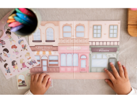 LITTLE DUTCH Knížka se samolepkami Nakupování Rosa