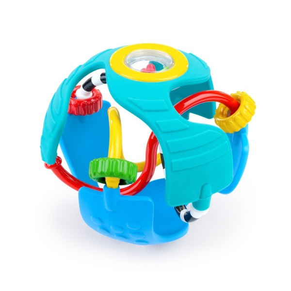 BABY EINSTEIN Hračka senzorický míč s kousátkem Rattle & Sense™ 3m+