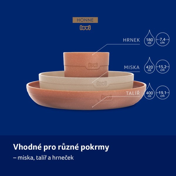 LOVI sada nádobí s hrnečkem 3ks