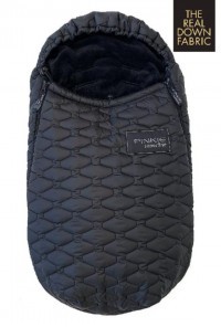 péřový zimní fusak Superfine Black 0-12měs