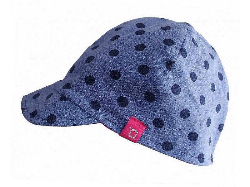 Čepice Pinkie s kšíltem Jeans Dots Čepice Pinkie s kšíltem Jeans Dots