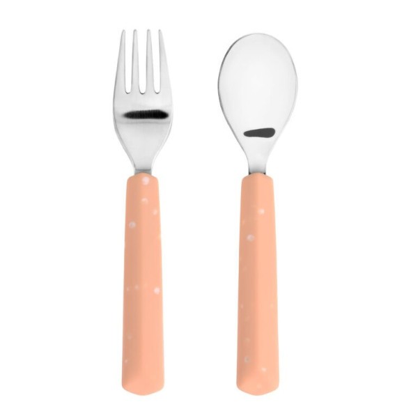 Cutlery with Silicone Handle 2pcs