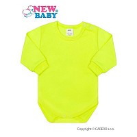 Kojenecké body s dlouhým rukávem New Baby neonové