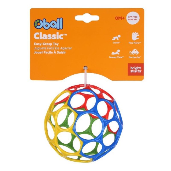 OBALL Hračka Oball Classic 10 cm  0m+