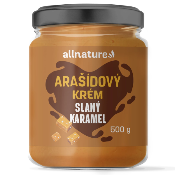 ALLNATURE Arašídový krém - slaný karamel