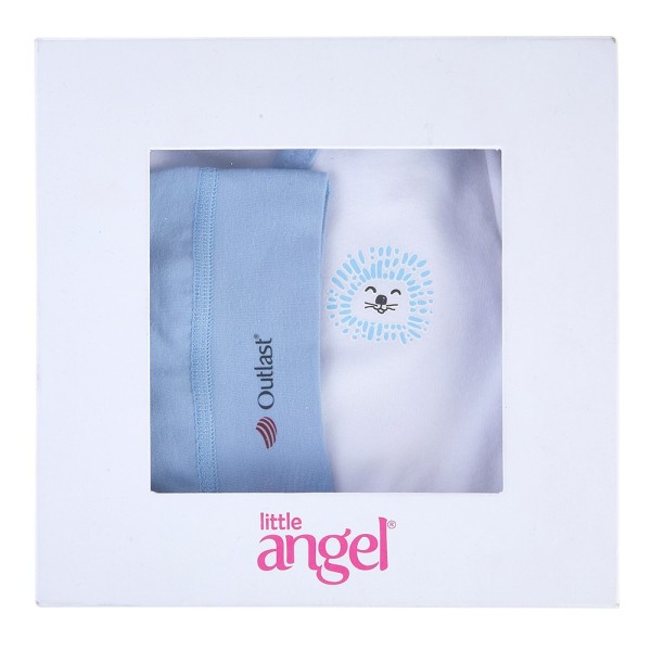 LITTLE ANGEL Novorozenecká sada tenká Outlast® - sv.modrá