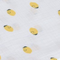 LÄSSIG Swaddle Burp blanket 85x85 Happy Fruits, 3 ks