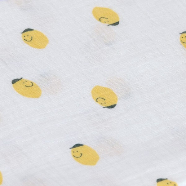 LÄSSIG Swaddle Burp blanket 85x85 Happy Fruits, 3 ks