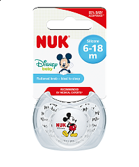 Dudlík NUK MICKEY,SI,V2 (6-18m.) box Dudlík NUK MICKEY,SI,V2 (6-18m.) box