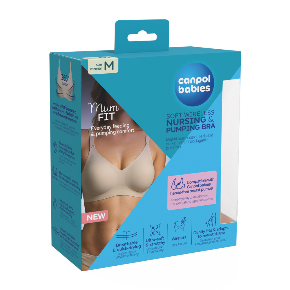 CANPOL BABIES Podprsenka na kojení a odsávání MumFIT - M