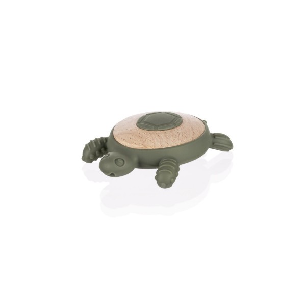 ZOPA Silikonové dřevěné kousátko Turtle